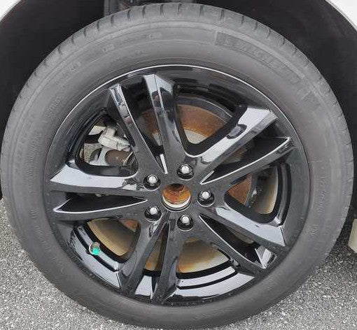 Coast To Coast IWCIMP447BLK 17 Inch; 5 V Spoke; Gloss Black; Plastic; Set Of 4 - Truck Part Superstore