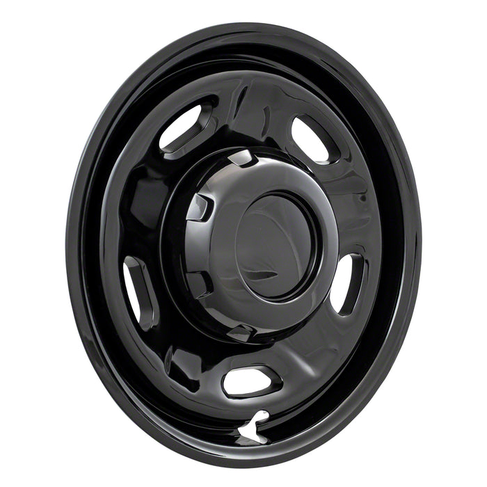 Coast To Coast IWCIMP96BLK 17 Inch; Gloss Black; Plastic; Set Of 4; Compatible With Steel Wheels - Truck Part Superstore