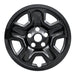 Coast To Coast IWCIMP98BLK 17 Inch; 5 Spoke; Gloss Black; Plastic; Set Of 4; Compatible With Steel Wheels - Truck Part Superstore