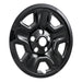 Coast To Coast IWCIMP98BLK 17 Inch; 5 Spoke; Gloss Black; Plastic; Set Of 4; Compatible With Steel Wheels - Truck Part Superstore