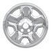 Coast To Coast IWCIMP98X 17 Inch; 5 Spoke; Chrome Plated; Plastic; Set Of 4; Compatible With Steel Wheels - Truck Part Superstore