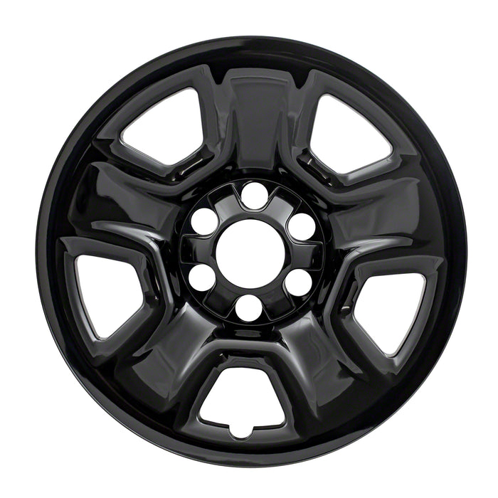 Coast To Coast IWCIMP99BLK 18 Inch; 5 Spoke; Gloss Black; Plastic; Set Of 4; Compatible With Steel Wheels - Truck Part Superstore