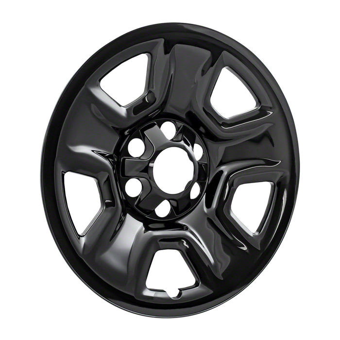 Coast To Coast IWCIMP99BLK 18 Inch; 5 Spoke; Gloss Black; Plastic; Set Of 4; Compatible With Steel Wheels - Truck Part Superstore
