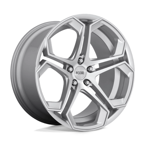 Foose 1PC F170209065+35 F170 20X9 5X4.5 GL-SLVR-MACH 35MM - Truck Part Superstore