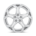 Foose 1PC F170209065+35 F170 20X9 5X4.5 GL-SLVR-MACH 35MM - Truck Part Superstore