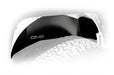 DV8 Offroad INFEND-01RB Jeep JK Inner Fender Rear Black 07-18 Wrangler JK Aluminum DV8 Offroad - Truck Part Superstore