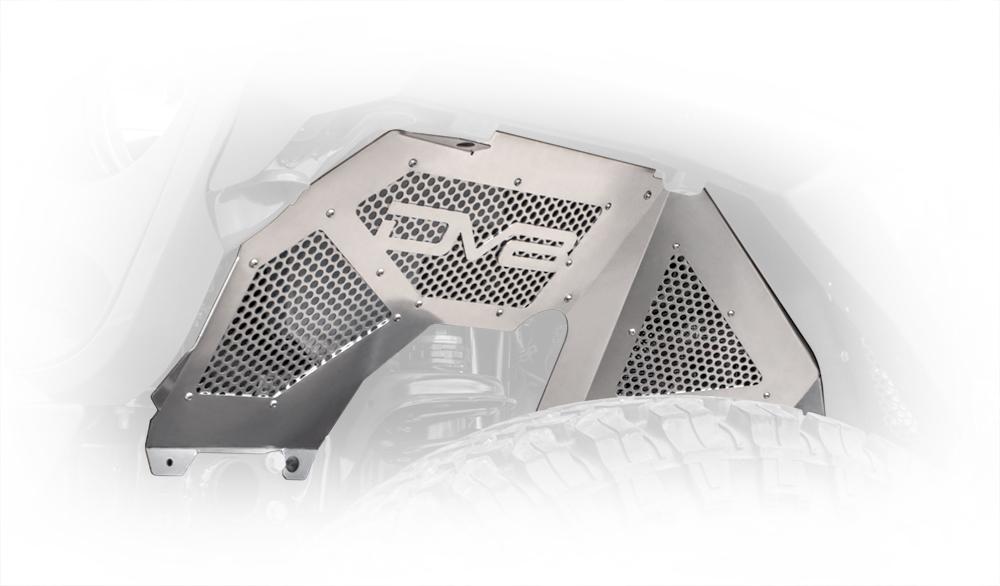DV8 Offroad INFEND-03FB Jeep JL Inner Fenders (Front Black) 18-Present Wrangler JL DV8 Offroad - Truck Part Superstore