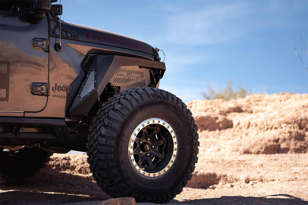 DV8 Offroad INFEND-03FB Jeep JL Inner Fenders (Front Black) 18-Present Wrangler JL DV8 Offroad - Truck Part Superstore