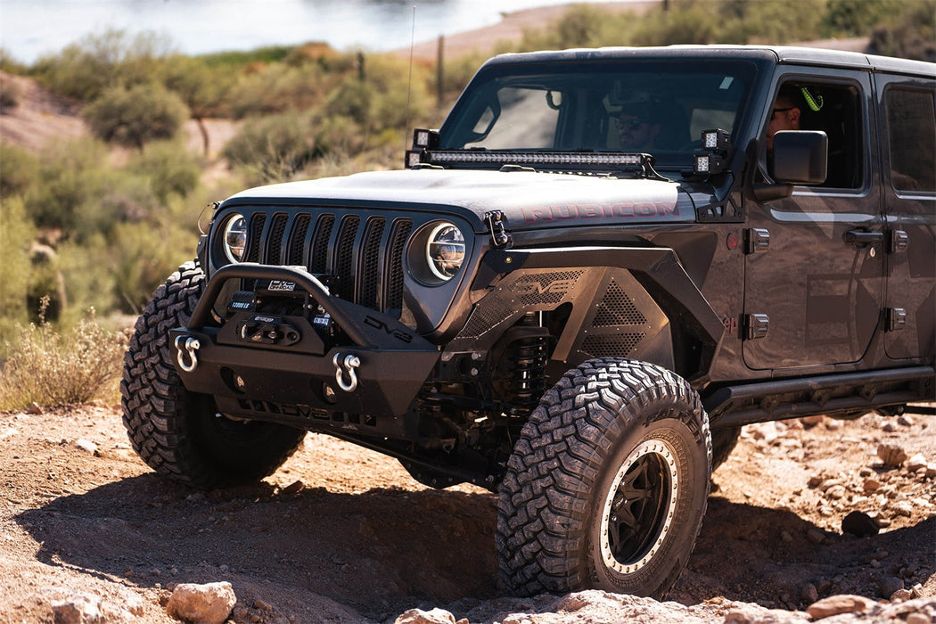 DV8 Offroad INFEND-03FB Jeep JL Inner Fenders (Front Black) 18-Present Wrangler JL DV8 Offroad - Truck Part Superstore