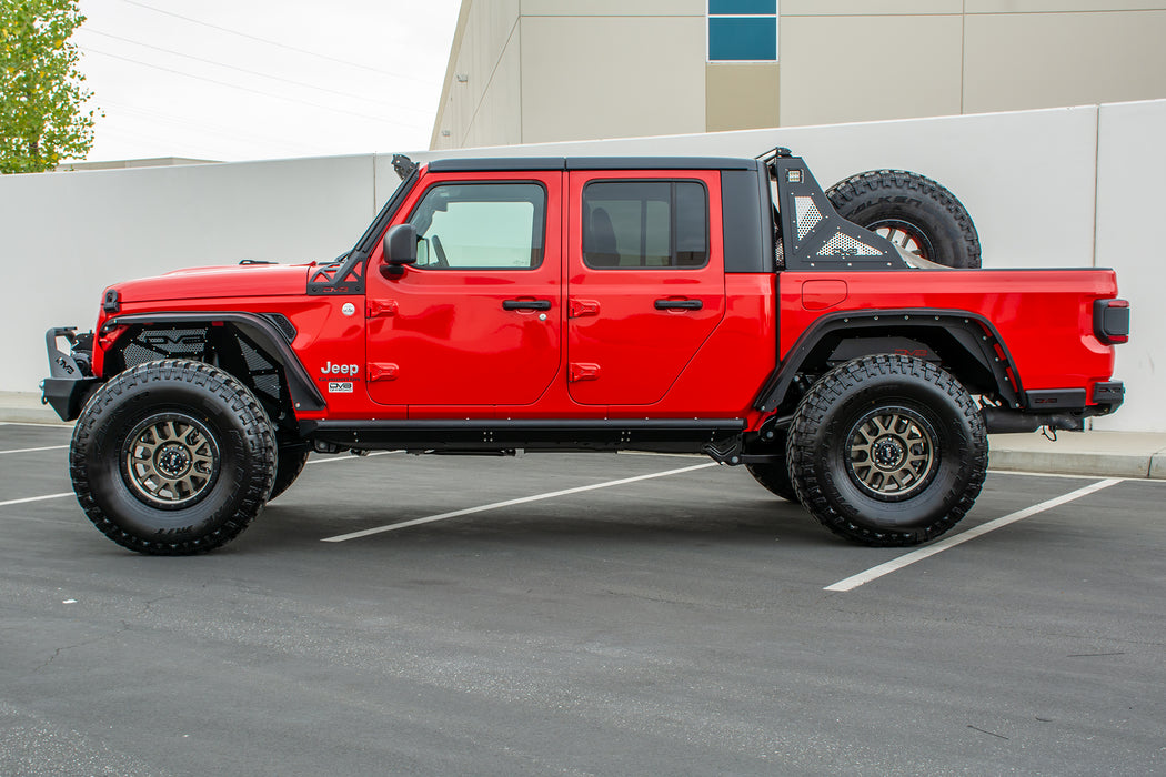 DV8 Offroad INFEND-04RB Jeep Gladiator Rear Inner Fenders For 20-Pres Gladiator Black DV8 Offroad - Truck Part Superstore