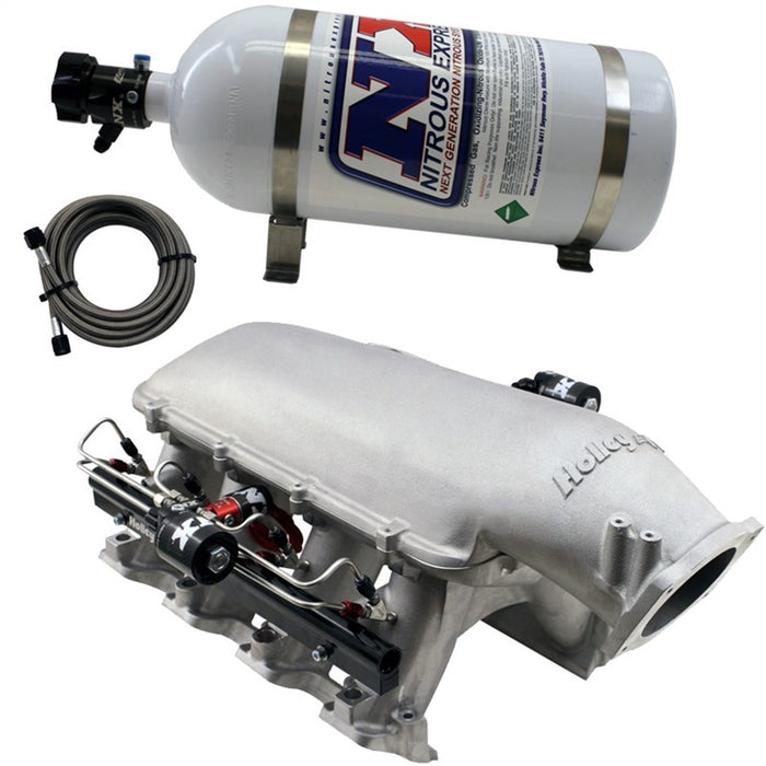 Nitrous Express INTAKE004 HOLLEY HI-RAM MANIFOLD FOR CATHEDRAL PORT HEADS W/NX DIRECT PORT - Truck Part Superstore