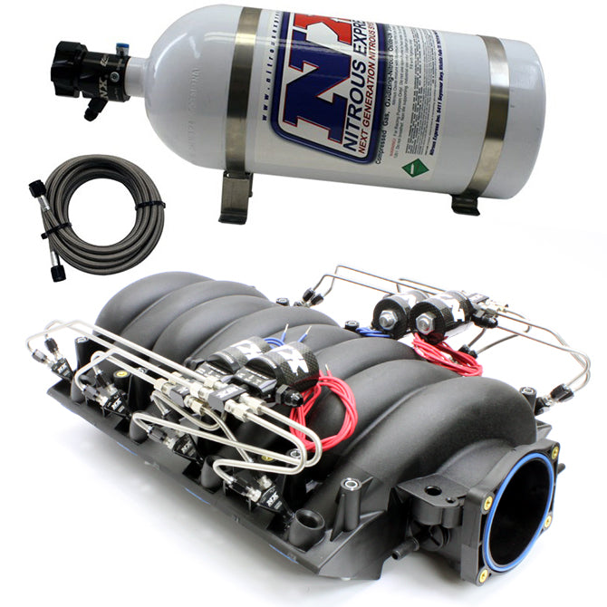 Nitrous Express INTAKE012 FACTORY LS3 INTAKE W/NX PIRANHA DIRECT PORT - Truck Part Superstore