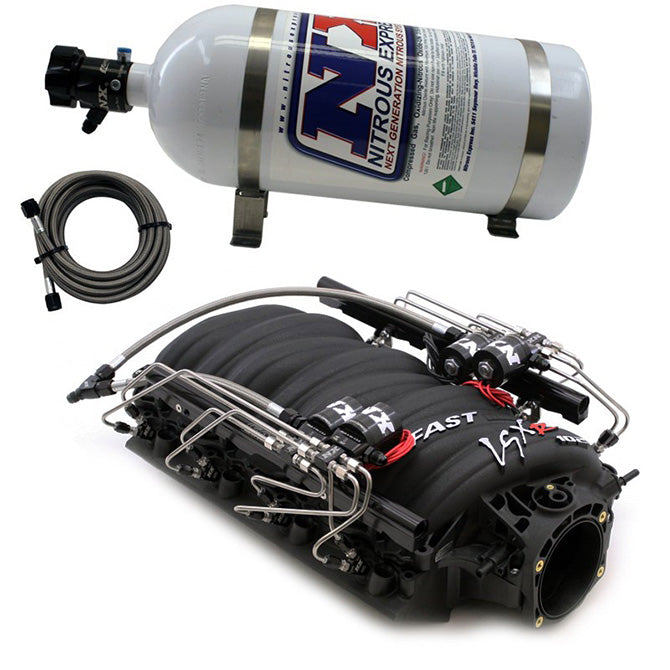 Nitrous Express INTAKE021 FAST 102 MANIFOLD FOR LS7 HEADS W/NX SHARK DIRECT PORT - Truck Part Superstore