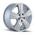 ION 101-6741S 101 (101) SILVER/MACHINED FACE 16X7 5-160 55MM 65.1MM - Truck Part Superstore