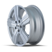 ION 101-6741S 101 (101) SILVER/MACHINED FACE 16X7 5-160 55MM 65.1MM - Truck Part Superstore