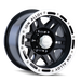 ION 133-2983B 133 (133) BLACK/MACHINED LIP 20X9 6-139.7 0MM 108MM - Truck Part Superstore