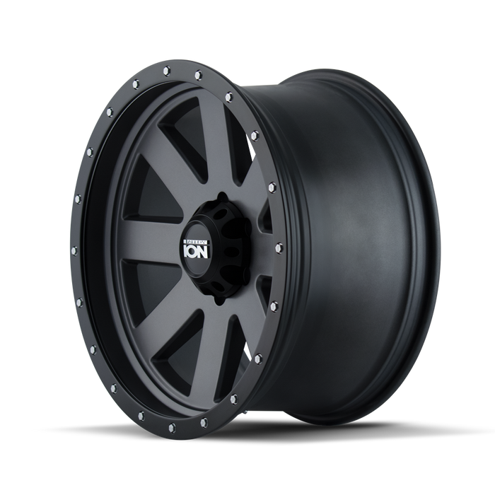 ION 134-8170MG 134 (134) MATTE GUNMETAL/BLACK BEADLOCK 18X10 8-170 -19MM 130.8MM - Truck Part Superstore