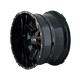 ION 141-2178M 141 (141) GLOSS BLACK/MILLED SPOKES 20X10 8-180 -19MM 124.1MM - Truck Part Superstore