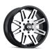 ION 142-2981B18 142 (142) BLACK/MACHINED FACE 20X9 8-165.1 18mm 130.8mm - Truck Part Superstore