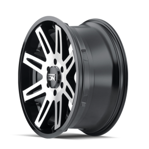 ION 142-2983B25 142 (142) BLACK/MACHINED FACE 20X9 6-139.7 25mm 106mm - Truck Part Superstore