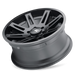 ION 142-7973MB 142 (142) MATTE BLACK 17X9 5-127 -12mm 78.1mm - Truck Part Superstore