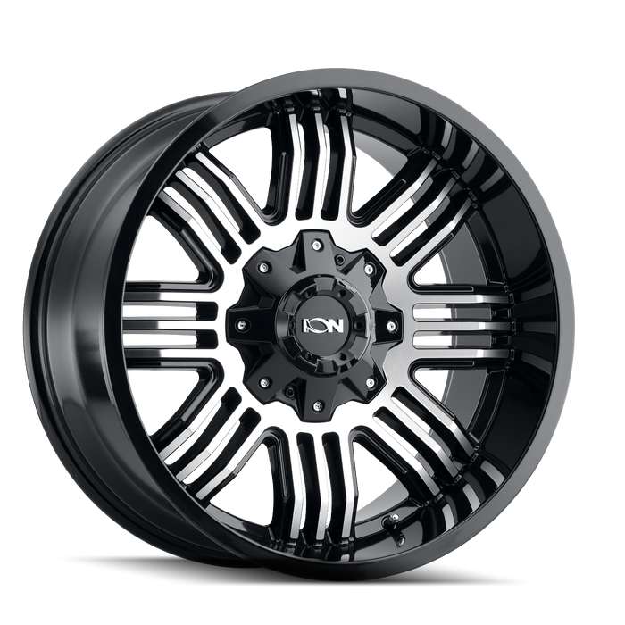 ION 144-2981B18 144 (144) BLACK/MACHINED 20X9 8-165.1 18mm 125.2mm - Truck Part Superstore