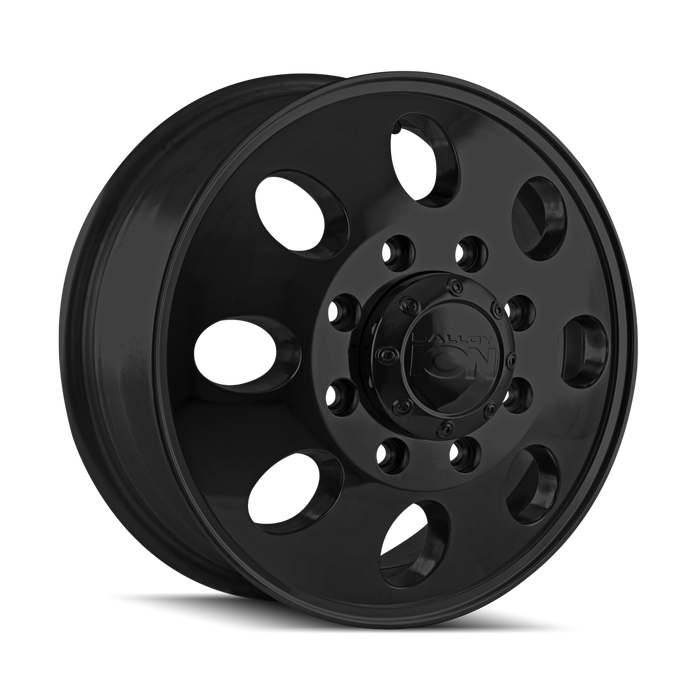 ION 167-7681FMB 167 (167) MATTE BLACK 17X6.5 8-165.1 125.3mm 130.18mm - Truck Part Superstore