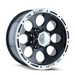 ION 174-6135B 174 (174) BLACK/MACHINED LIP 16X10 5-135 -38MM 87MM - Truck Part Superstore