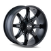 ION 181-2937M12 181 (181) SATIN BLACK/MILLED SPOKES 20X9 6-135/6-139.7 -12MM 108MM - Truck Part Superstore