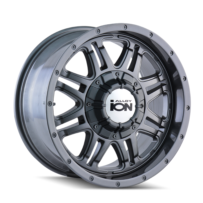 ION 186-8976G18 186 (186) GUNMETAL 18X9 8-165.1/8-170 18MM 130.8MM - Truck Part Superstore