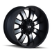 ION 189-8997B 189 (189) SATIN BLACK/MACHINED FACE 18X9 5-139.7/5-150 0MM 110MM - Truck Part Superstore