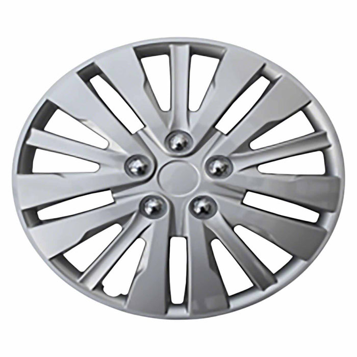 Coast To Coast IWC102816S 16 Inch 15 Spoke Silver Color Plastic Set Of 4 - Truck Part Superstore