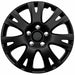 Coast To Coast IWC103216BLK 16 Inch 7 Split Spoke Gloss Black Plastic Set Of 4 Bolt On - Truck Part Superstore