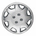 Coast To Coast IWC12414S 14 Inch 8 Spoke Silver Color Plastic Set Of 4 - Truck Part Superstore