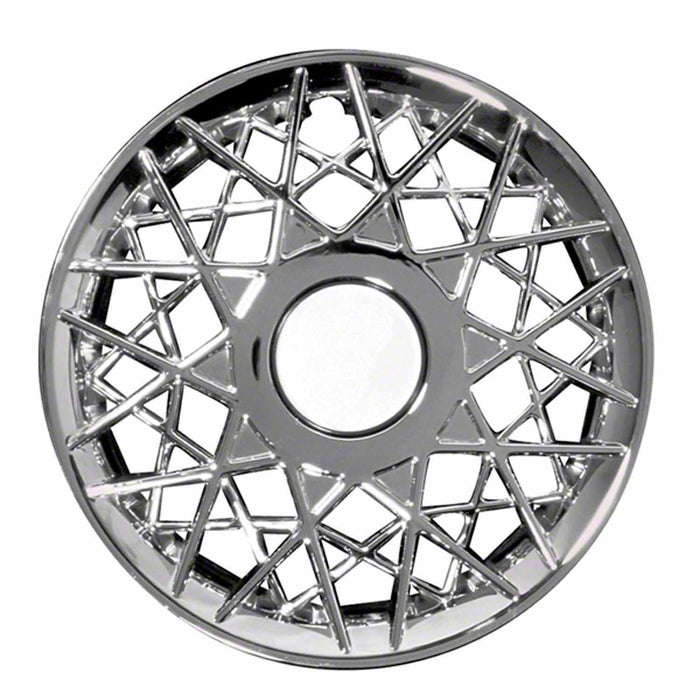 Coast To Coast IWC15016CN 16 Inch Lace Design Chrome Plated Plastic Set Of 4 Spring Steel Clip - Truck Part Superstore