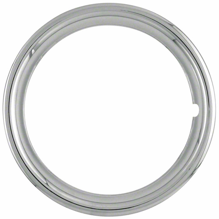 Coast To Coast IWC1515P 15 Inch Diameter 1-1/2 Inch Depth Chrome Plated ABS Plastic Set Of 4 - Truck Part Superstore
