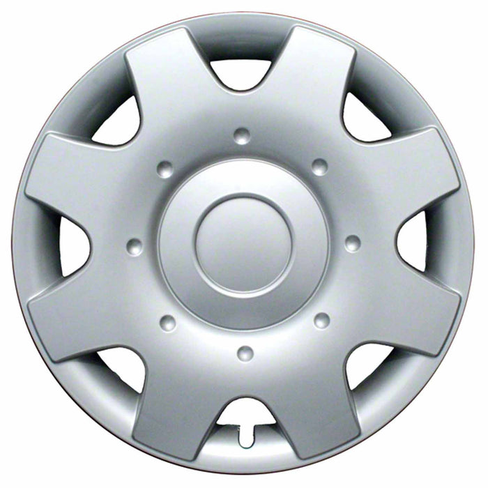 Coast To Coast IWC18016S 16 Inch 8 Spoke Silver Color Plastic Set Of 4 Spring Steel Clip - Truck Part Superstore