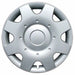 Coast To Coast IWC18016S 16 Inch 8 Spoke Silver Color Plastic Set Of 4 Spring Steel Clip - Truck Part Superstore