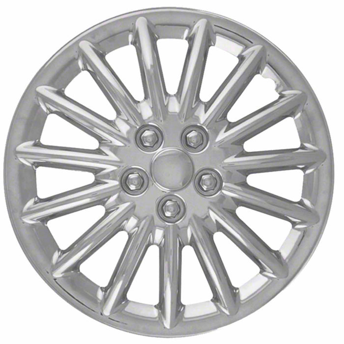 Coast To Coast IWC18817C 17 Inch 15 Spoke Chrome Plated Plastic Set Of 4 - Truck Part Superstore