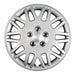 Coast To Coast IWC40615S 15 Inch Lace Design Silver Color Plastic Set Of 4 - Truck Part Superstore