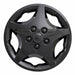Coast To Coast IWC40914BLK 14 Inch 5 Spoke Gloss Black Plastic Set Of 4 Spring Steel Clip - Truck Part Superstore