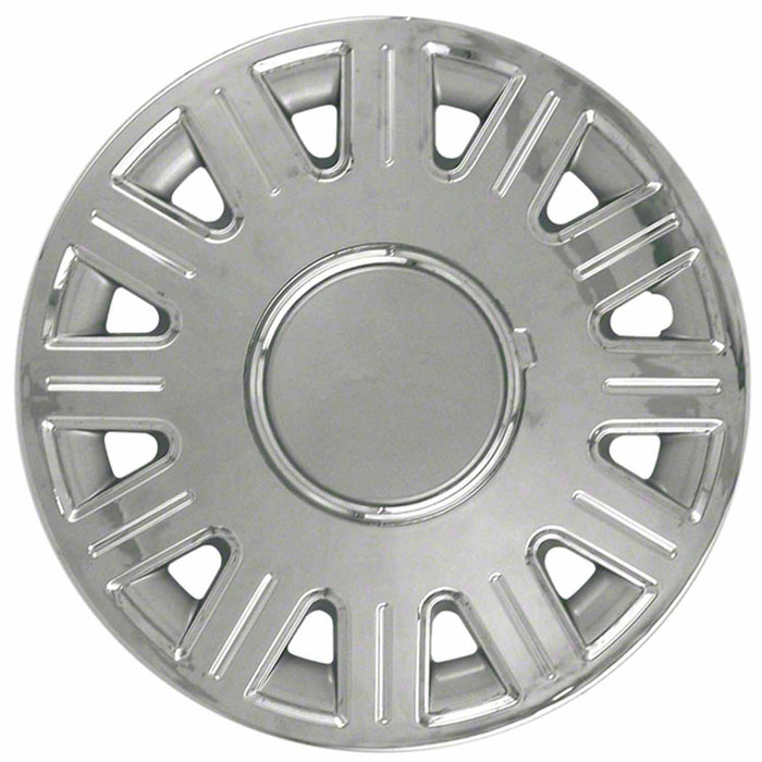 Coast To Coast IWC41216CN 16 Inch 12 Spoke Chrome Plated/ Silver Color Plastic Set Of 4 Outside Clip - Truck Part Superstore