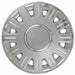 Coast To Coast IWC41216CN 16 Inch 12 Spoke Chrome Plated/ Silver Color Plastic Set Of 4 Outside Clip - Truck Part Superstore