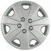 Coast To Coast IWC41415S 15 Inch 7 Spoke Silver Color Plastic Set Of 4 Spring Steel Clip - Truck Part Superstore