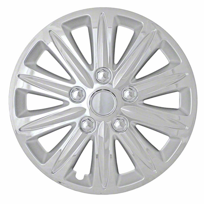 Coast To Coast IWC42015C 15 Inch 10 Spoke Chrome Plated Plastic Set Of 4 - Truck Part Superstore