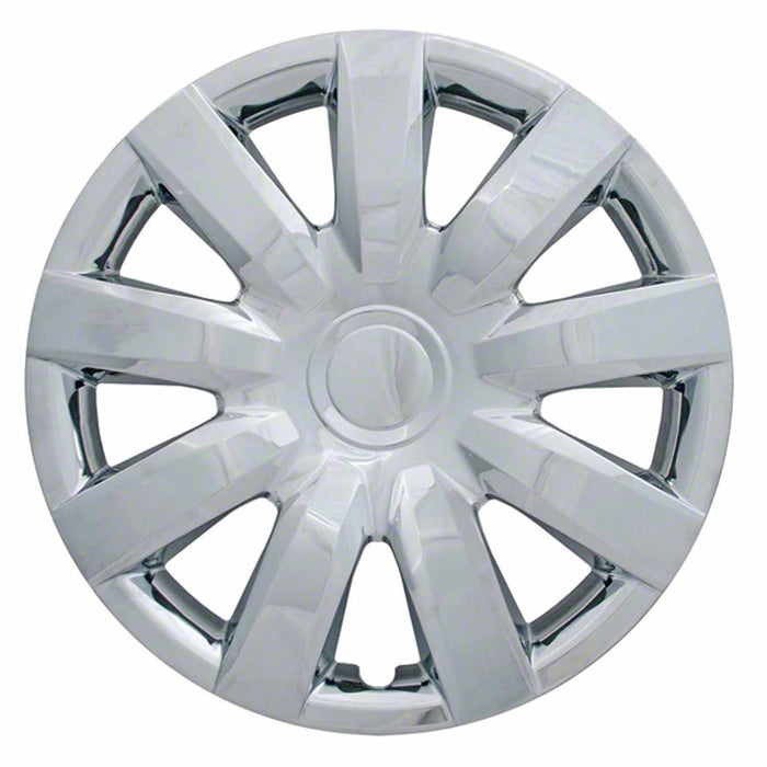Coast To Coast IWC42315C 15 Inch 9 Spoke Chrome Plated Plastic Set Of 4 Spring Steel Clip - Truck Part Superstore