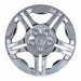 Coast To Coast IWC42815C 15 Inch 5 Double Spoke Chrome Plated Plastic Set Of 4 Spring Steel Clip - Truck Part Superstore