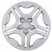 Coast To Coast IWC42815S 15 Inch 5 Double Spoke Silver Color Plastic Set Of 4 Spring Steel Clip - Truck Part Superstore
