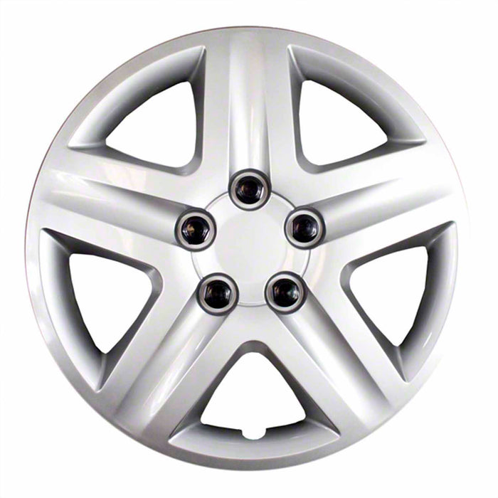 Coast To Coast IWC43117S 17 Inch 5 Spoke Silver Color Plastic Set Of 4 - Truck Part Superstore