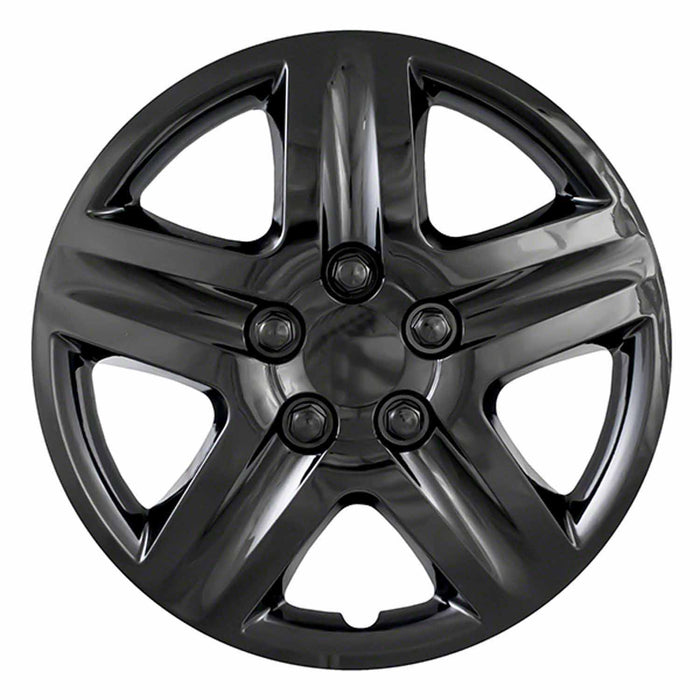 Coast To Coast IWC43118BLK 18 Inch 5 Spoke Gloss Black Plastic Set Of 4 - Truck Part Superstore